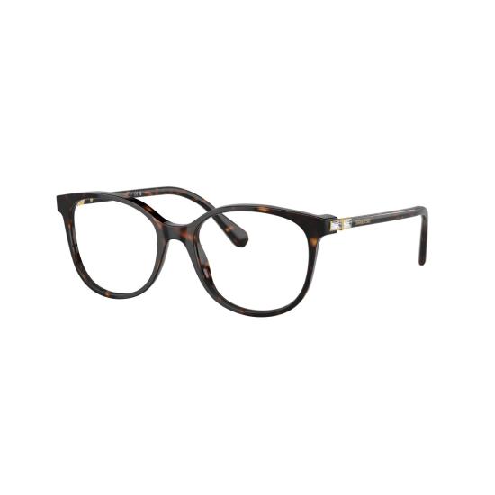 26SS 스와로브스키 선글라스 0Sk2002 둥근 호피무늬 아세테이트  (캣아이 디테일) - SWAROVSKI