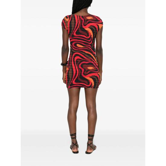 26SS 푸찌 원피스 6HJG50 6H768 002 RED BLACK - PUCCI