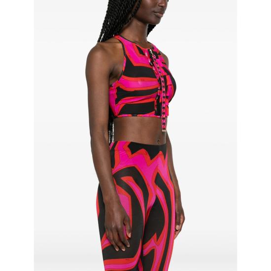 26SS 푸찌 민소매 티셔츠 6HJM05 6H740 034 PINK BLACK - PUCCI