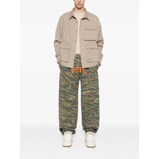26FW 갤러리 디파트먼트 트레이닝/조거 팬츠 BTM019 TICAM GREEN BROWN - GALLERY DEPT
