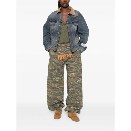 26FW 갤러리 디파트먼트 트레이닝/조거 팬츠 BTM019 TICAM GREEN BROWN - GALLERY DEPT