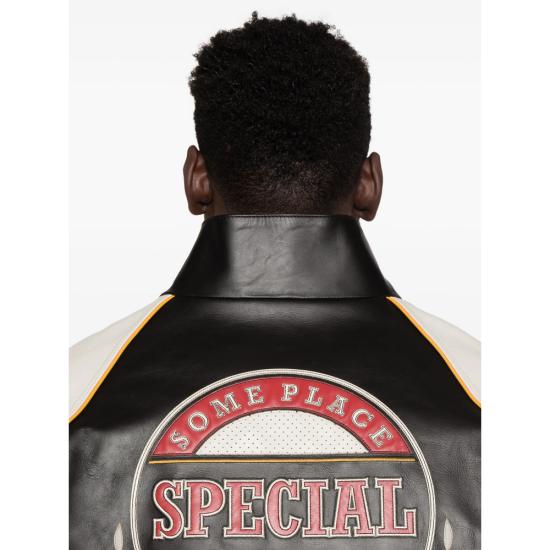 26SS 마틴로즈 가죽 자켓 571LP28068 BLK BLACK RED - MARTINE ROSE