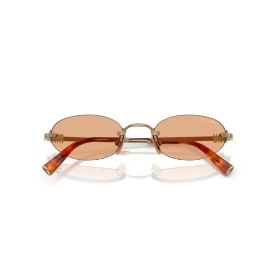 26SS 미우미우 선글라스 0Mu A54s 타원형  (골드 메탈 프레임) - MIU MIU