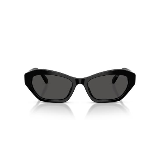 26SS 스와로브스키 선글라스 0Sk6048 크리스탈 장식 각진 - SWAROVSKI
