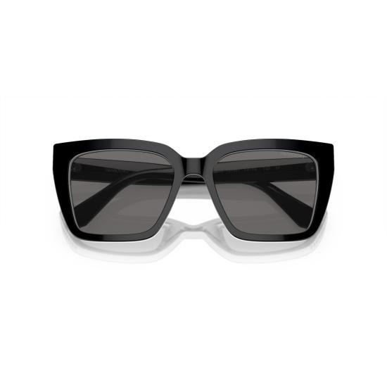 26SS 스와로브스키 선글라스 0Sk6013 크리스탈 장식이 있는 오버사이즈 스퀘어 프레임 - SWAROVSKI