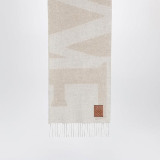 26FW 로에베 머플러/스카프 FSA3SS1W04DWS Beige - LOEWE
