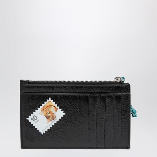 26SS 발렌시아가 명함지갑 8671502ACHI Black - BALENCIAGA