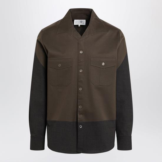 26SS MM6 메종마르지엘라 셔츠 SH2DT0046M35733 Brown