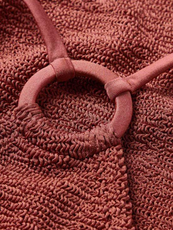 26SS 훈자 지 비치웨어 SJASMINET METALLIC ROSEWOOD - HUNZA G