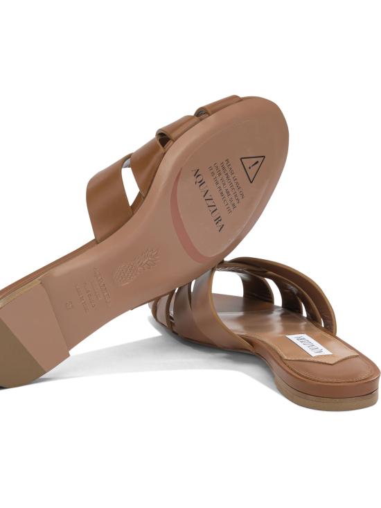 26SS 아쿠아주라 샌들 CPAFLAS0CFITOB Brown - AQUAZZURA