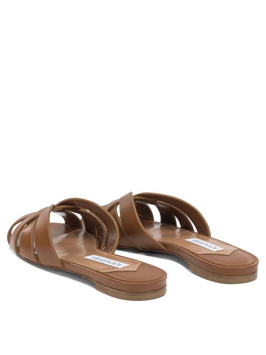 26SS 아쿠아주라 샌들 CPAFLAS0CFITOB Brown - AQUAZZURA