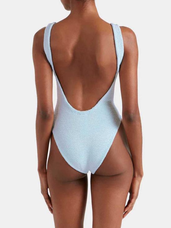 26SS 훈자 지 비치웨어 SSQUAREC METALLIC ICE BLUE - HUNZA G