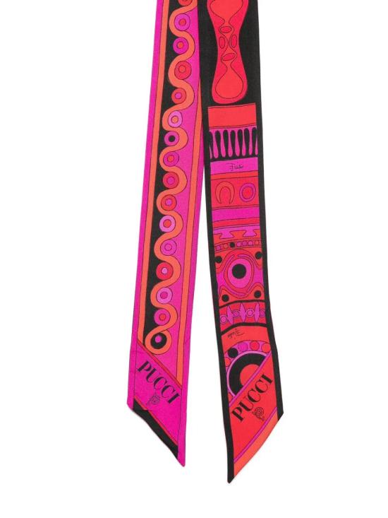 26SS 에밀리오푸치 머플러/스카프 6HGB20 6HC03 2 FUCHSIA BLACK - EMILIO PUCCI
