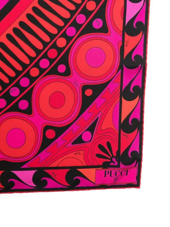 26SS 에밀리오푸치 머플러/스카프 6HGB40 6HC10 1 FUCHSIA BLACK - EMILIO PUCCI
