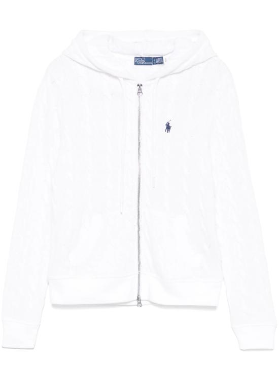 26SS 랄프 로렌 후드 티셔츠 211959124002 WHITE