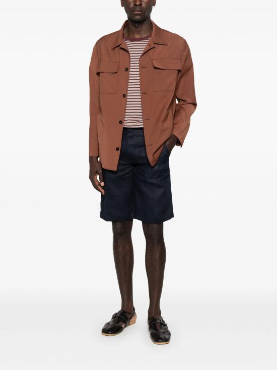 26SS 엔트레 아미스 숏팬츠 P26DANUBIO2148 4169 NIGHT BLUE - ENTRE AMIS