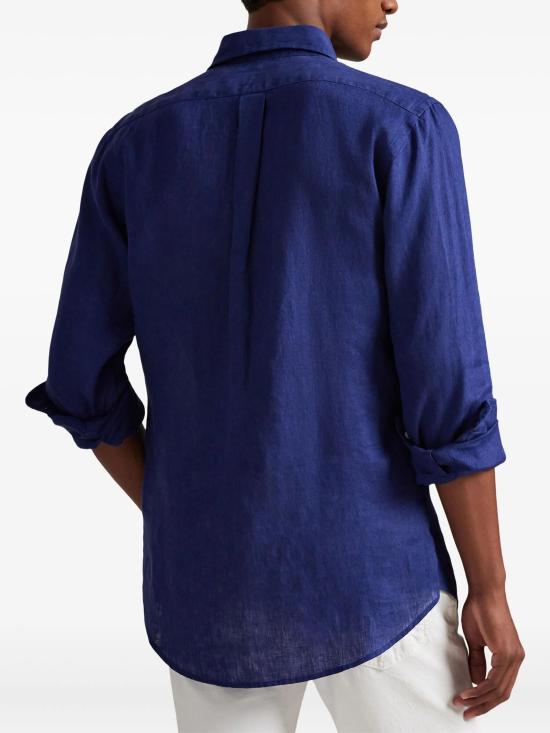 26SS 랄프 로렌 긴팔 셔츠 710966294503 NEW CLASSIC NAVY - RALPH LAUREN