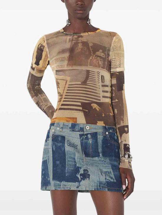 26SS 장 폴 고티에 반팔 티셔츠 TO416M013P030830 Multicolour - JEAN PAUL GAULTIER