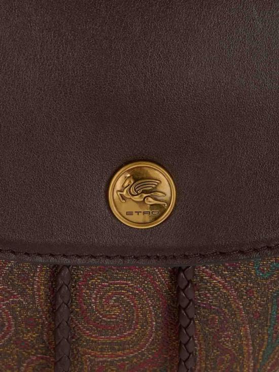 26SS 에트로 에센셜 스몰 아르니카 백팩 WP1F0002AA001M0019 Brown - ETRO