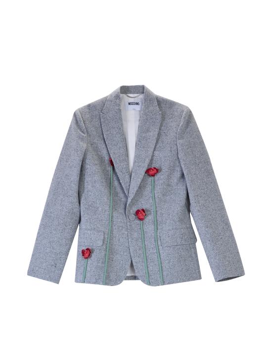 26SS 모스키노 수트 자켓 0512 0414 1485 GRIGIO MULTI