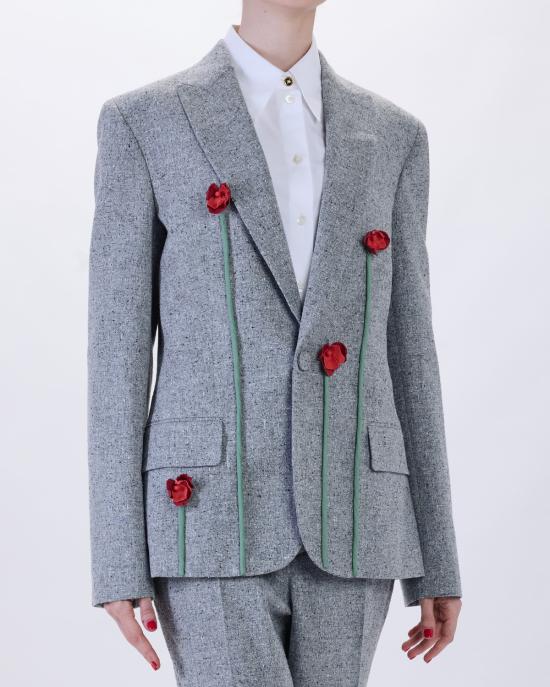 26SS 모스키노 수트 자켓 0512 0414 1485 GRIGIO MULTI - MOSCHINO