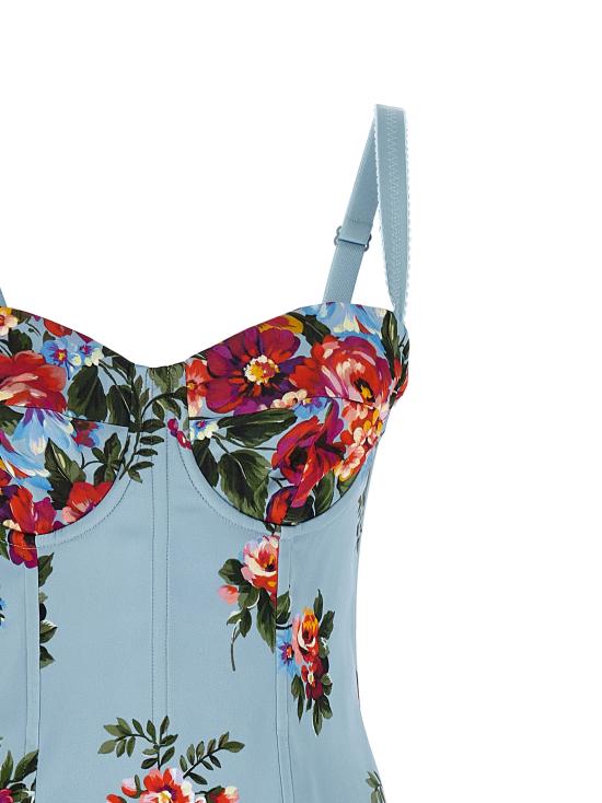 26SS 돌체앤가바나 미디 원피스 F60DGTFSICEHC5ZO Multicolor - DOLCE & GABBANA