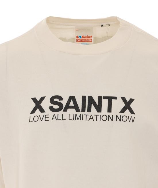 26SS 세인트 미카엘 반팔 티셔츠 SM MK8 0000 011 WHITE White - SAINT MXXXXXX