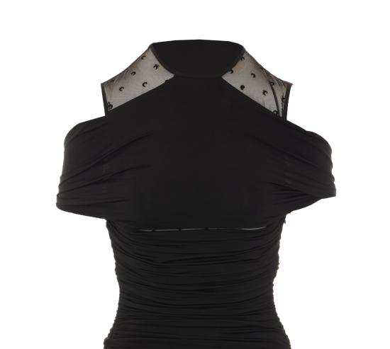 26SS 마린세르 미디 원피스 WDR437A CJER0022BK99 Black - MARINE SERRE