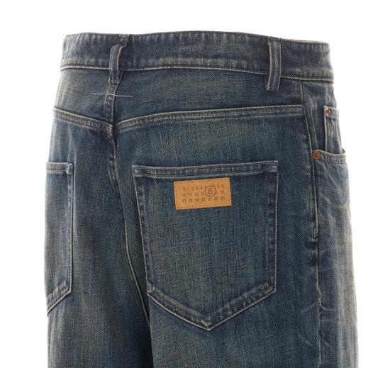 26SS MM6 메종마르지엘라 스트레이트 레그 진 SH0LA0038 M30063961 Blue - MM6 MAISON MARGIELA