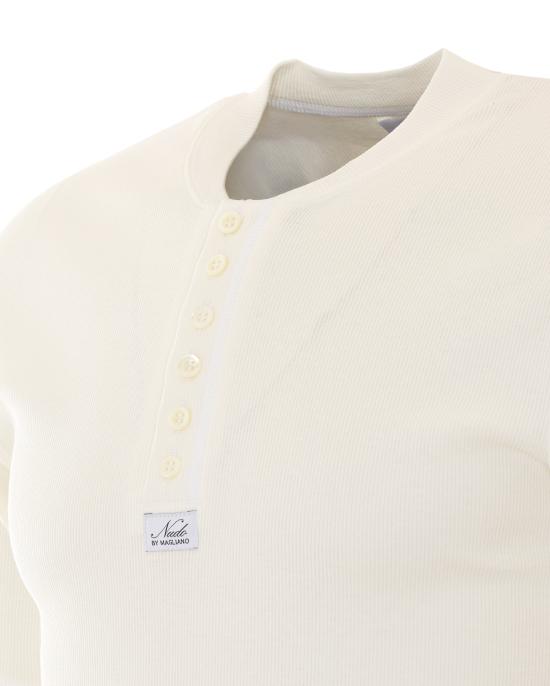 26SS 마리아노 반팔 티셔츠 V58100152 6067 White - MAGLIANO