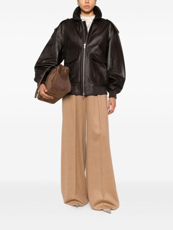 26SS 더프랭키샵 가죽 자켓 VIPER JAFS18397200 Marrone - THE FRANKIE SHOP