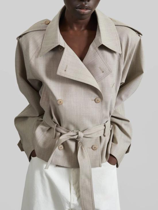 26SS 더프랭키샵 코트 STAN TRFS22021276 Beige - THE FRANKIE SHOP