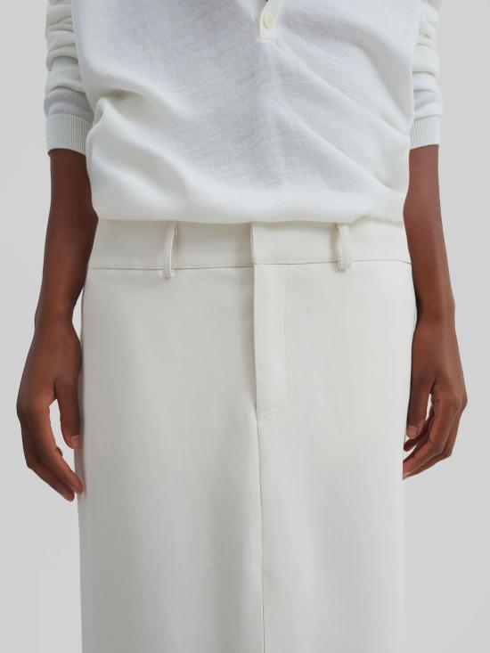 26SS 더프랭키샵 미디 스커트 MAYBELLE SKFS22038005 Bianco - THE FRANKIE SHOP