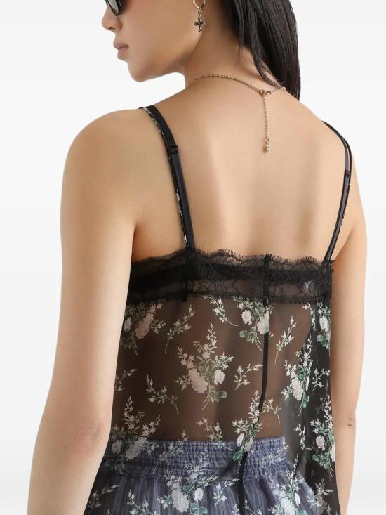 26SS 돌체앤가바나 탑 F7BM5TIS12V HX6CD ROS FIOREL BCO FNERO - DOLCE & GABBANA