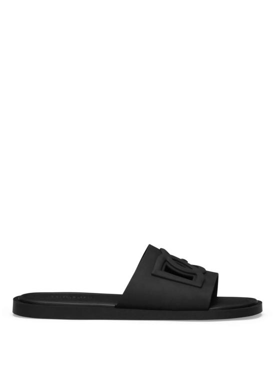 26SS 돌체앤가바나 러버 비치웨어 슬리퍼 CS2215AN994 80999 NERO