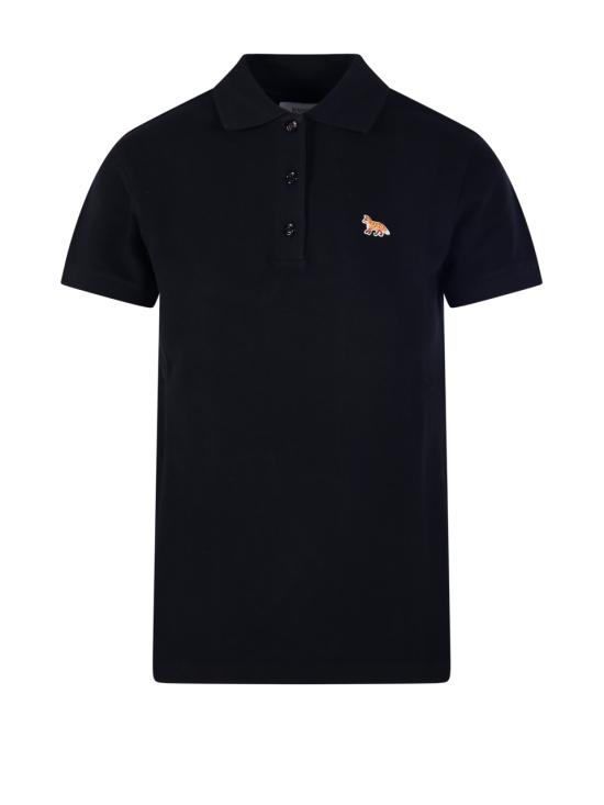 26SS 메종키츠네 베이비폭스 오버사이즈 폴로 티셔츠 OW00207KP0001 P199 BLACK