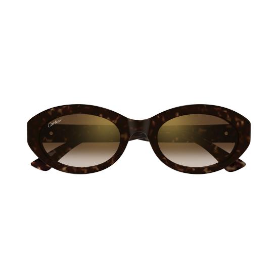 26SS 까르띠에 선글라스 CT0588S 002 HAVANA HAVANA BROWN - CARTIER