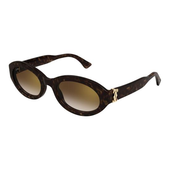 26SS 까르띠에 선글라스 CT0588S 002 HAVANA HAVANA BROWN - CARTIER