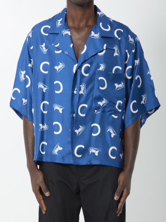 26SS 셀린느 긴팔 셔츠 RC0DS3K46 BLUE