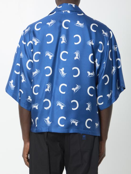 26SS 셀린느 긴팔 셔츠 RC0DS3K46 BLUE - CELINE