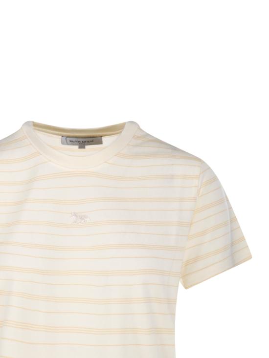 26SS 메종키츠네 탑 QW00105KJ7034 0517 ECRU STRAW - MAISON KITSUNE