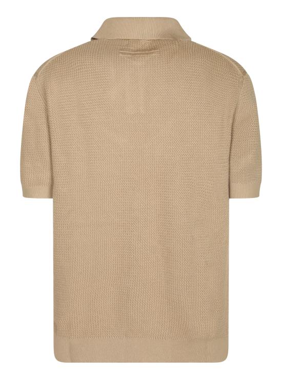 26SS 에르메네질도제냐 탑 UHC26A3 C31 N03 Beige - ERMENEGILDO ZEGNA