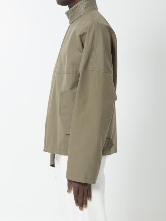 26SS 보테가베네타 컴팩트 코튼 자켓 852530 GREEN - BOTTEGA VENETA