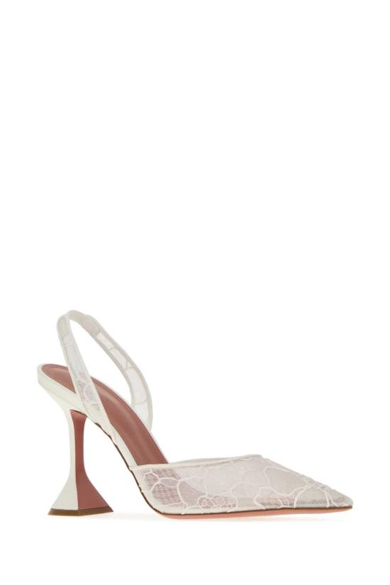 26SS 아미나 무아디 힐/펌프스 HOLLILACESLING95 IVORY White - AMINA MUADDI