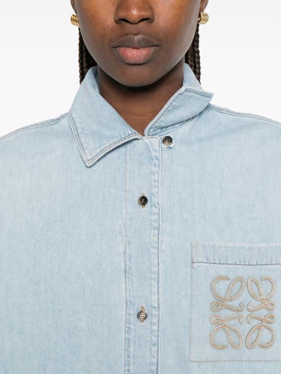 26SS 로에베 셔츠 S616Y1DX07 8438 Azzurro - LOEWE