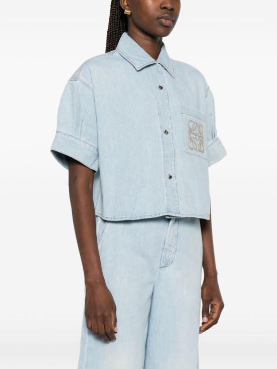 26SS 로에베 셔츠 S616Y1DX07 8438 Azzurro - LOEWE