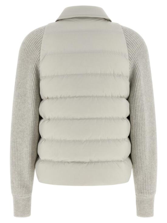 26SS 브루넬로 쿠치넬리 나일론 다운 재킷 MD5987696C3671 Neutrals - BRUNELLO CUCINELLI