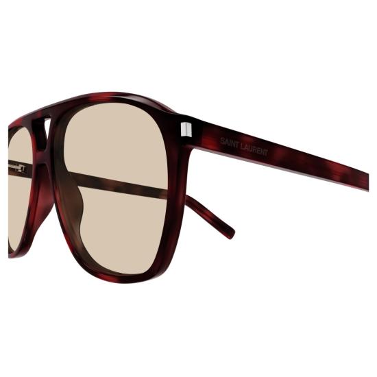 25FW 생로랑 선글라스 SL 596 듄 에비에이터 스타일 - SAINT LAURENT