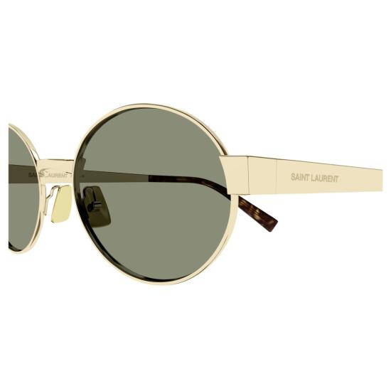 25FW 생로랑 선글라스 SL 692 타원형 골드 - SAINT LAURENT