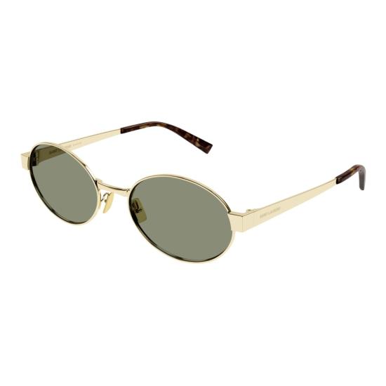 25FW 생로랑 선글라스 SL 692 타원형 골드 - SAINT LAURENT